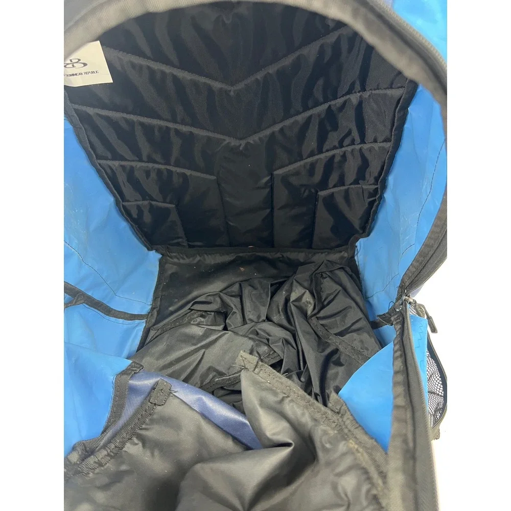 Boombah Baseball Softball Bat Bag Backpack Blue Gear Equipment Bag Fair Cond